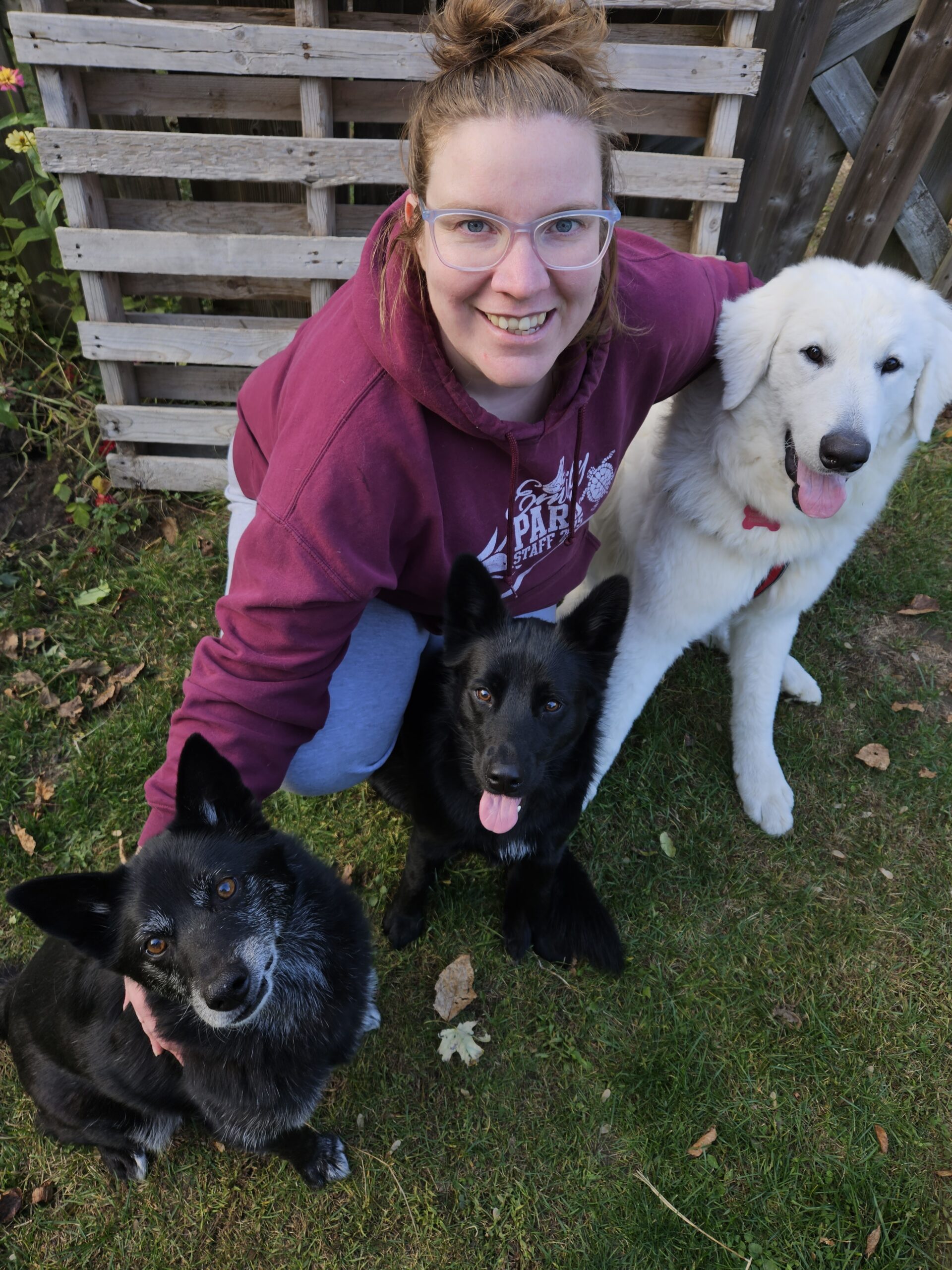 Rebecca Cameron and dogs